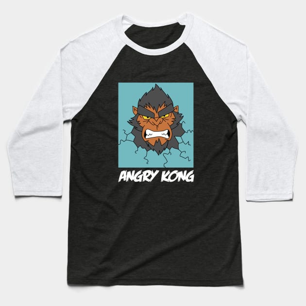 Angry Kong Baseball T-Shirt by DOORS project